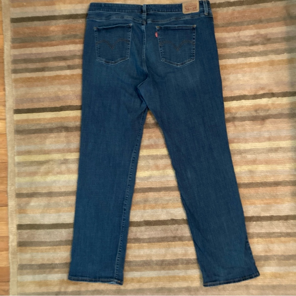Levis 414 Jeans Womens Size 18W Dark Denim Classic Straight - Picture 6 of 7